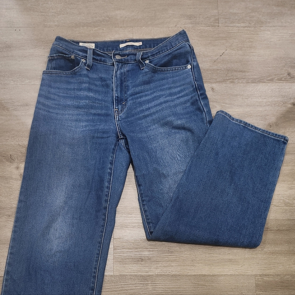 Levi's Blue Straight Leg Jeans